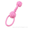 Candy Color Cotton Rope Molar Chewing Dog Toy